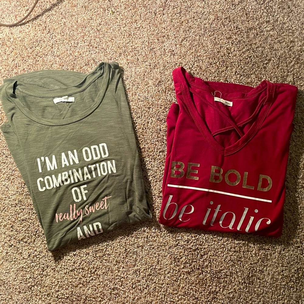 Maurices t-shirts
